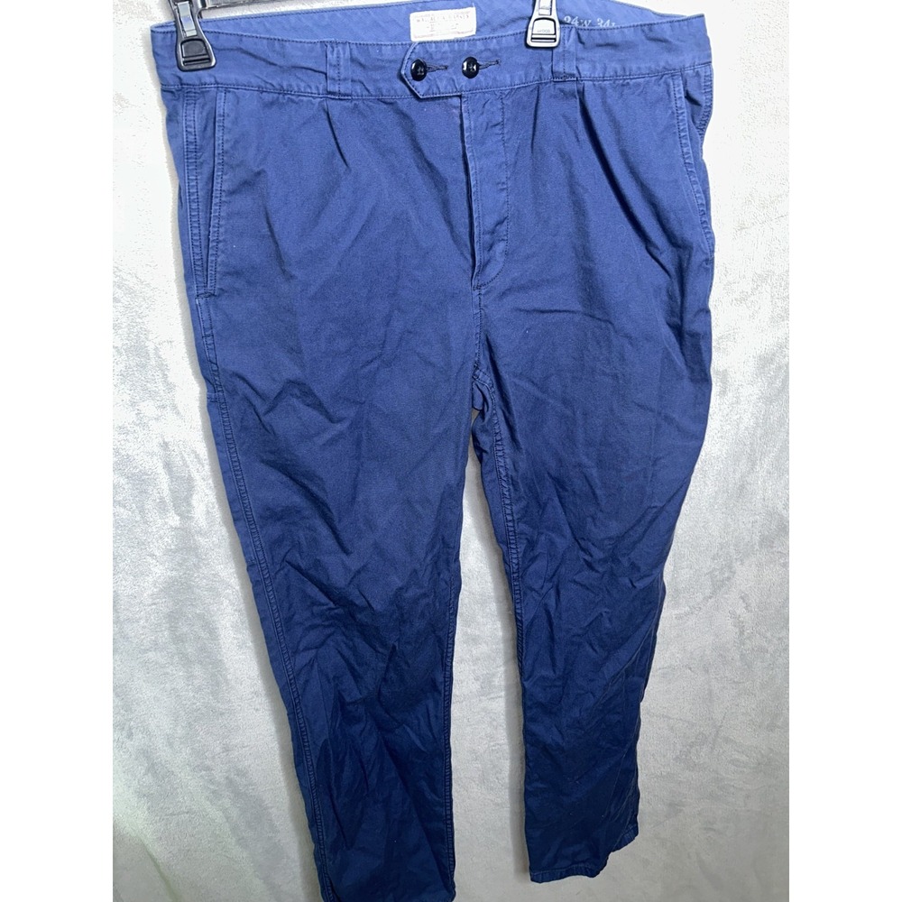 Wallace & Barnes Fatigue Military Camp Pants Men 34x34 Blue